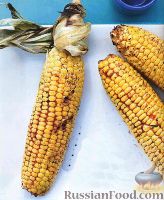 Фото к рецепту: Пряная кукуруза, жаренная на гриле