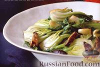 Фото к рецепту: Салатные листья, жаренные стир-фрай